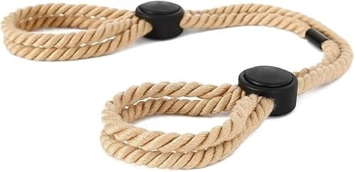 COOFINE Adjustable Rope Bracelets Anklets for Women Rope Body Chains Cool Handcuff Bracelets Non-Piercing Body Jewelry (brown)