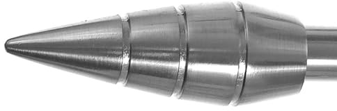 BASIT Endstück für Gardinenstange Ø 16mm Edelstahllook Spitze E18
