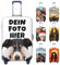 Personalisierter Reisekoffer-Schutz - Gestalten Sie Ihre eigene individuelle Gepäckhülle - Füge Dein eigenes Foto, Namen, Text hinzu - Doppelseitig Designs - Individuelle Reisekoffer Schutzhülle