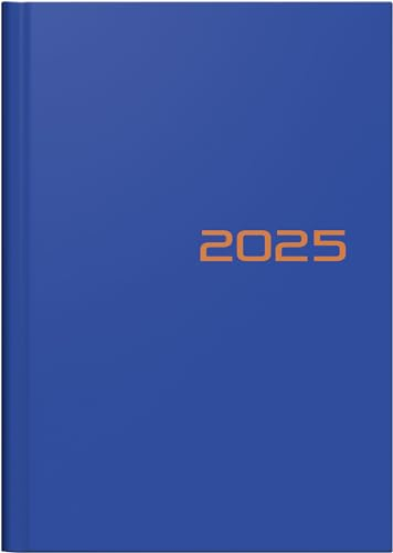 BRUNNEN Buchkalender Modell 796 (2025), 2 Seiten = 1 Woche, A5, 128 Seiten, Balacron-Einband, blau