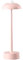 DAWALIGHT Lampada da tavolo rosa 3 colori LED dimmerabile portatile Luci da tavolo senza fili Ricaricabile IP44 Illuminazione da tavolo Lampada da comodino per camera da letto Soggiorno Ristorante
