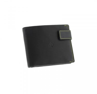 ADAPELL Amer Geldbörse, 9,5 x 12 cm, Knopf und Mon, Schwarz, Schwarz, Talla única, Casual