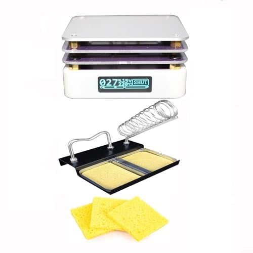 SPORTARC Mini Hot Plate Soldering Iron Holder Energy Saving Mini Hot Plate Preheater for PCB Board Soldering, Concentrated Heating Plate