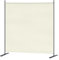 Aufun Raumteiler Klappbar Paravent Trennwand Sichtschutz 185cm x 180cm Stellwand Sichtschutzwand Faltbar Verstellbar Raumteiler Innen und Außenbereich für Büros, Garten Balkon (Beige)