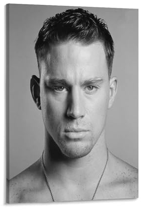 Voliko Channing Tatum Poster, coole Kunstwerke, Gemälde, Wandkunst, Leinwanddrucke, hängende Bilder, Poster, 30 x 45 cm