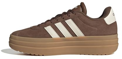 adidas Damen Vl Court Bold Shoes, preloved Brown/Chalk White/Wonder beige, 42 EU