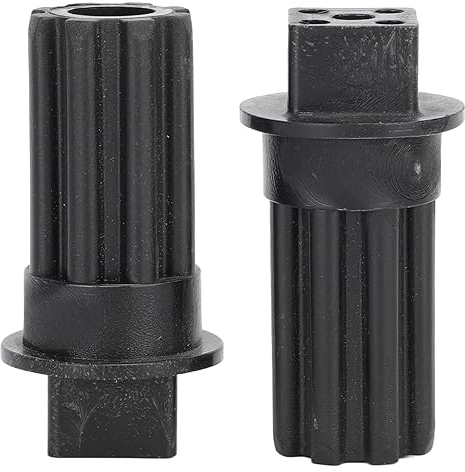 Jerliflyer 2 PCS Black Plastic Quick Installation Meat Grinder Screw Coupling for Kenwood and Other Kitchen Mincers