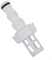 PVC Adapter, Anschluss an Entwässerungsvorrichtung für Gartenschlauch Schwimmbad, für Frame Pool 305 366 400
