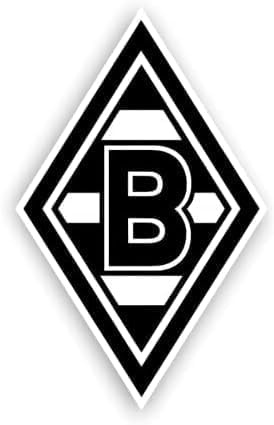 Generisch Borussia M'Gladbach Sticker, Aufkleber, Doppelpack, mehrere Größen (10cm)