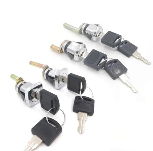 Schnappfederschloss mit Klingenverbindung for Aktenschränke, Metallschränke, Aktenschränke, Industriebriefkästen, 1 Stück(C)