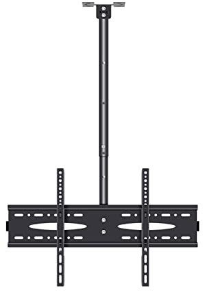 Staffa di montaggio a soffitto per televisori a schermo piatto da 40 75 pollici, supporto universale regolabile con diversi modelli, peso massimo 49,9 kg, dimensioni 500 3000 mm