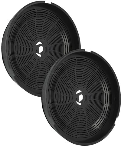 vhbw 2x filtro de carbón activado reemplaza Smeg FLT6, 690073176 para campanas cocina