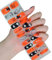 Halloween Nails Strips Semi Cured Gels Nails Strips Glow In Dark Halloween Nails Stickers Nails Art Decoration