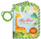 Lanpn Baby Fotoalbum 17 10x15 Fotos, Babyalbum mit Beißring und Anhänger Fotobuch zum Stoff, Einsteckalbum Erinnerungsbuch zum Gesichter Namen merken Geschenke für Kinder Jungen Geburtstag (Tier)