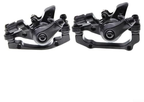 Pinza freno meccanica per bici elettriche, adatta per ROTOR 160MM, montaggio anteriore e posteriore (freno anteriore e posteriore con 2 rotori)