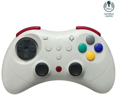AKNES GuliKit Elves 2 Pro Mando Inalámbrico para Switch/Switch 2, Windows, iOS y Android - Joysticks de Efecto Hall, 1000Hz Polling Rate, 3 Modos Rumble, Gyro Aiming - Retro