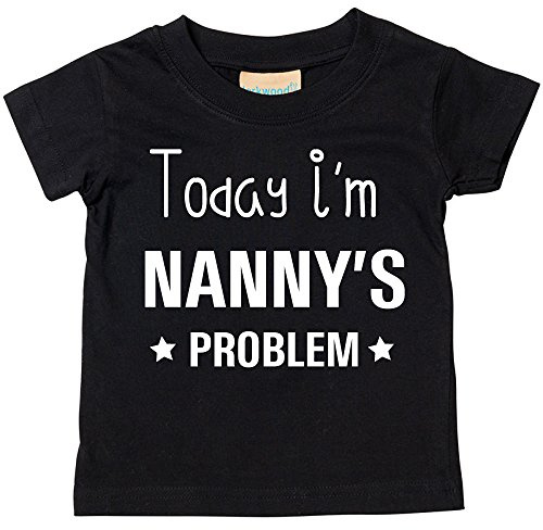 60 Second Makeover Limited Today I'm Nanny's Problem Tshirt Nanny Gifts Granddaughter Gifts Grand Daughter Grandaughter Grandson Presents Granson Grand Son Mothers Day Nannies Present