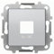 Niessen sky - Tapa cargador usb plata