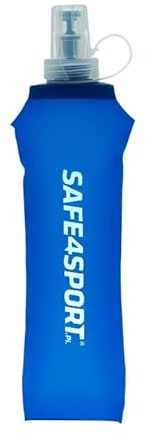 SAFE4SPORT Soft Flask 500 ml bleu - gourde pliable - gourde en TPU souple - gourde de sport souple
