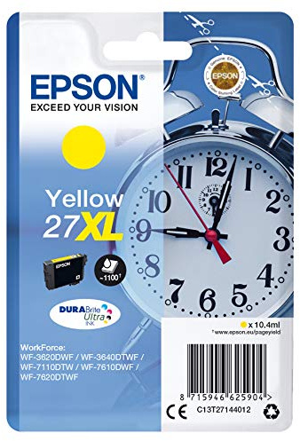 Epson C13T27144012 (27XL) Ink cartridge yellow, 1.1K pages, 10ml