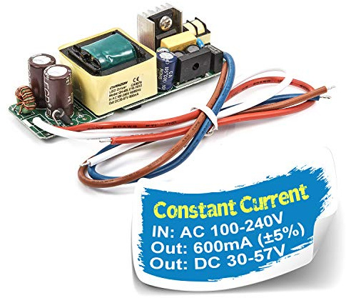 Konstantstrom LED-Treiber PCB - L) 600mA(Constant) 30-57V (10-18)*3W