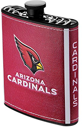 Pro Specialties Group NFL Arizona Cardinals Plastic Hip Flask, 7-ounce