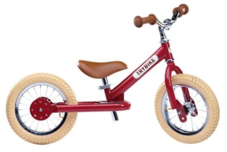 Trybike Laufrad Altmodisch Rot