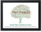 Personalised Family Tree Print Gift Keepsake Branches On A Tree Roots Remain As One Our Family New Home Family Gifts - A5, A4, A3 Prints and Frames