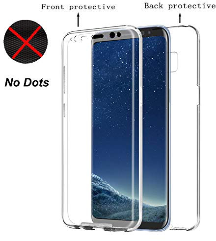 KP TECHNOLOGY Galaxy S10e Case - (360 Front + Back Protection) Crystal Clear Full Complete Protection with PC Gel Case For Samsung Galaxy S10e (Galaxy S10e Clear Case)