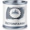 Lausitzer Farbwerke Betonfarbe SEIDENMATT Nussbraun RAL 8011 Braun Traditionelle Fassadenfarbe für mineralische Untergründe (Stein Mauer Beton Fassade Putz Zement) streichen & versiegeln (30 kg)