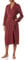 Amazon Essentials Accappatoio Leggero A Nido d'Ape A Tutta Lunghezza (Taglie Forti Disponibili) Donna, Bordeaux Intenso, S