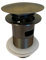 Vetrineinrete® Piletta di scarico universale 1/4 in ottone bronzo per lavandino pop-up tappo a pressione 98 mm A78