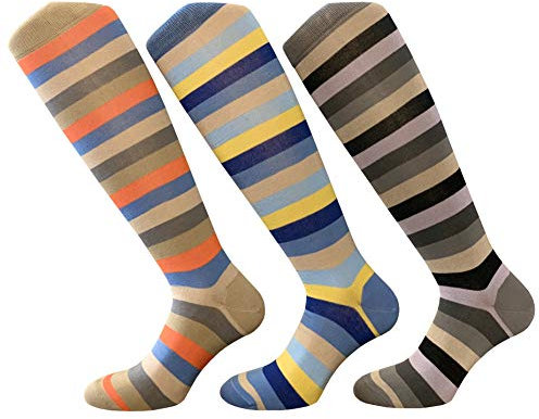 CriCri Socks 3 Paia Calze Lunghe Uomo in Cotone Filoscozia Originale Alta Qualità - Filo Scozia Made in Italy (Combinazione 1, 39-42)