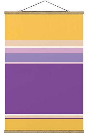 Stoffbild mit Posterleisten - Filmposter Rapunzel 150cm x 100cm Eiche