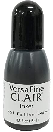 Tsukineko VersaFine Clair Refill Nachfülltinte - 15 ml - Rot, Fallen Leaves - Zubehör Reinker für VersaFine Clair Stempelkissen