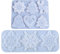 Weihnachten Thema Silikonform Weihnachten Seifenform Harz Schneeflocke Form DIY Backformen Werkzeuge Fondant Formen Harz Casting Form für Muffins Cupcakes Kuchen Pudding Eiswürfel Gelee Seife 2 Stück
