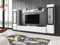 PIASKI Conjunto de Muebles de salón Vera II, iluminación LED Opcional, Juego de Muebles de salón, Distintos Colores (Blanco Brillo, con iluminación LED)