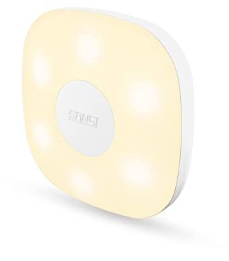 SANSI WarmWeiß Nachtlicht mit Bewegungssensor, 40lm superhelles LED, Stick-Anywhere Wandleuchte, batteriebetriebene, Schrankleuchte für Flure, Kinderzimmer, Schlafzimmer, Küchen Orientierungslicht
