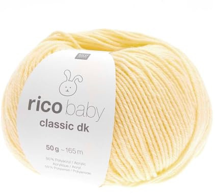 Rico Design Baby Classic Dk Wolle, 50 g, 165 m, verschiedene Farben