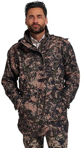 JACK PYKE Argyll Digicam Waterproof Windproof Smock Jacket for Men - Breathable Digicam Anorak for Hiking and Fishing, Medium