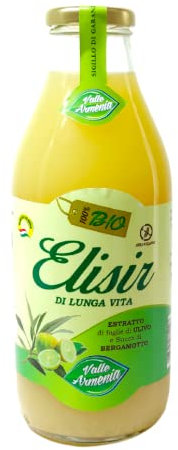 SUCCO DI BERGAMOTTO CON ESTRATTO DI FOGLIE DI ULIVO – BOTTIGLIA DA 750ML (CONFEZIONE DA 6) | GUSTO E BENESSERE IN OGNI SORSO
