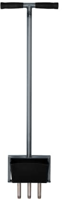 Rasenspecht Handaerifizierer (3x20mm Spoon, Stahl, pulverbeschichtet in Anthrazit, 95cm: für Personen ab 1,80m Körpergröße)