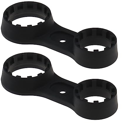 VGOL 2PCS Clé de Vélo Outils de Réparation Compatible avec XCT/XCM/XCR VTT Double Tête Fourche Avant Réparation Démontage Outils Clé Remover Vélo Accessoires 28.5mm 20.8mm
