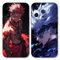 2 Stück Handyhülle für Apple iPhone 14 Pro Hülle 6.1 Zoll, Anime Motiv Gojo Satoru Itadori Yuji Manga Muster Schutzhülle Jungs Case Schutz der Linse Design Cover Stoßfest, Schwarz1