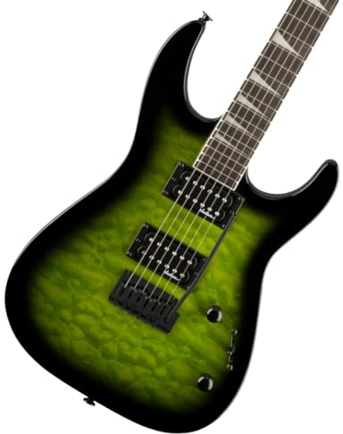Jackson JS Series JS20 DKQ 2PT Transparent Green Burst - E-Gitarre