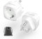 2PC Reiseadapter für Indien Travel Adapter Typ D Steckdose, EU Deutschland auf Indien Reisestecker Typ D Indien Stromadapter für Sri Lanka, Indien, Nepal,Libanon, Ghana, Myanmar, Senegal