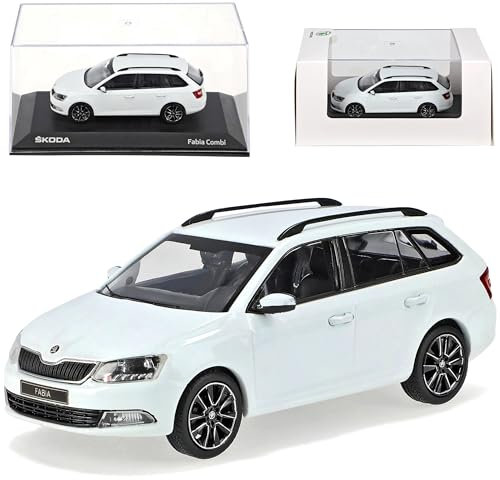 Generisch Skod. Fabia III Typ NJ Kombi Laser Weiss Ab 2014 1/43 iScale Modell Auto