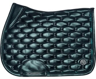 PS of Sweden 2024 Dazzling Metallic Jump Saddle Pad 1110-111 - 697-002 - Mystique Green