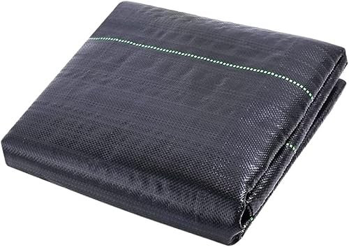 Mulchfolie Anti-Unkrautgewebe Landschafts-Bodendecker-Membran-Sperrfolie für Terrassen, Garten, Blumenbeete, Landschaftsbau Strapazierfähiges Gewebe zur Unkrautbekämpfung(0.5mx10m/1.6ftx33ft)