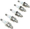 5 bujías CMR4A 590710201 aptas para desbrozadora Husqvarna, cortasetos y soplador HQT-4